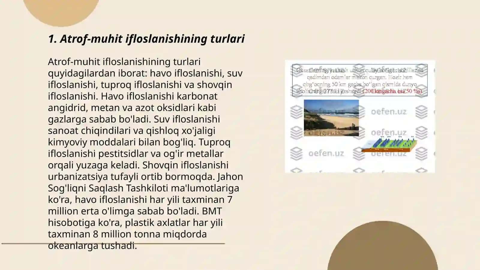 Atrof-muhit ifloslanishining turlari 3