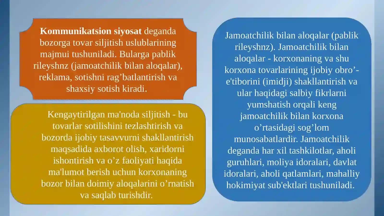 MARKETINGDA KOMMUNIKATSION SIYOSAT 3