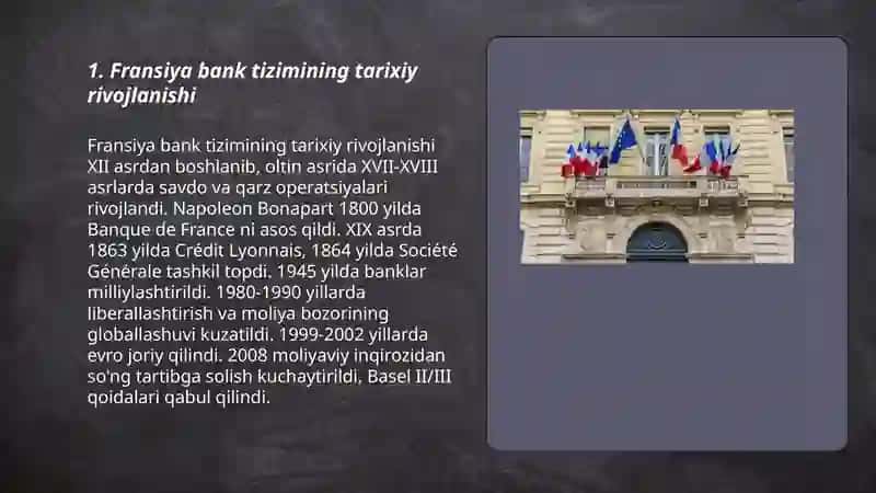 Fransiya bank tizimi 3