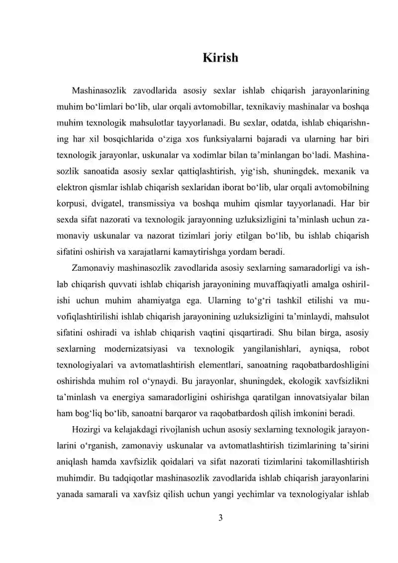 MASHINASOZLIK ZAVODLARIDA ASOSIY SEXLAR 3