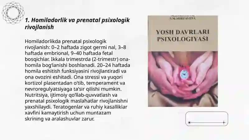 Yosh davrlar psixologiyasi 3