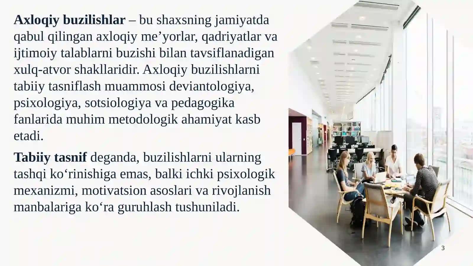 AXLOQIY BUZILISHLARNI TABIIY TASNIFI 3