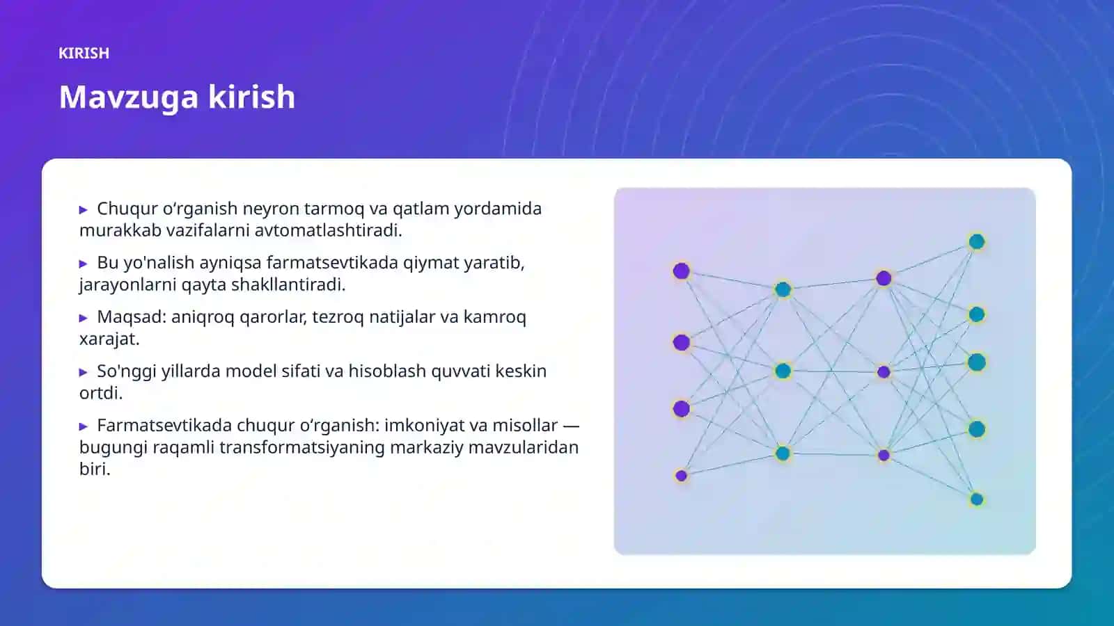 Farmatsevtikada chuqur oʻrganish: imkoniyat va misollar 3