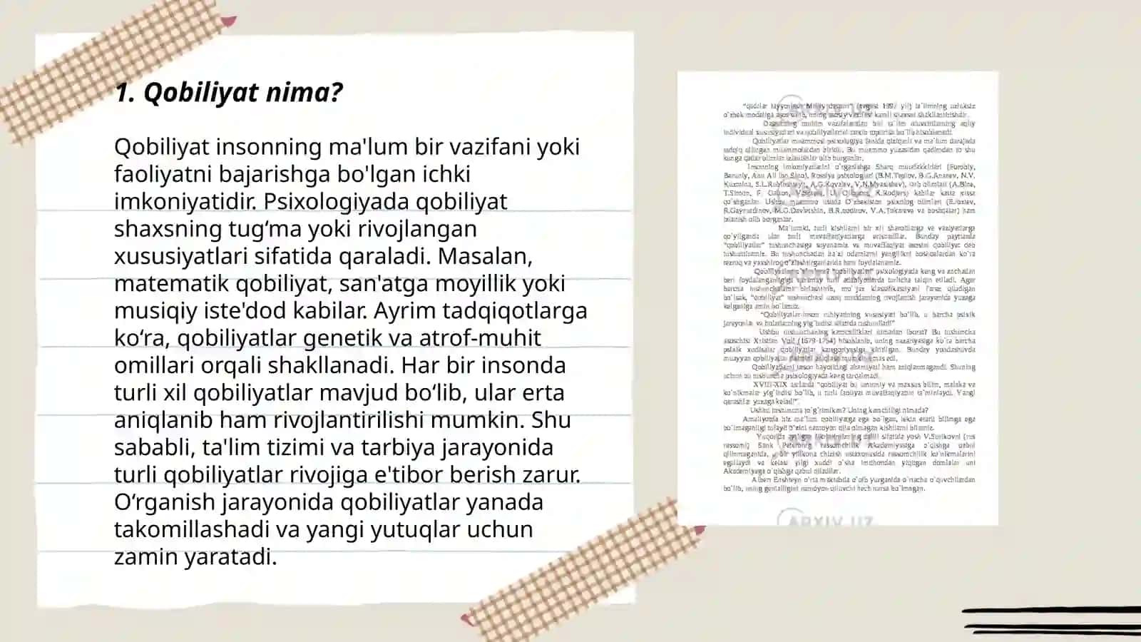 Qobiliyat haqida tushuncha 3