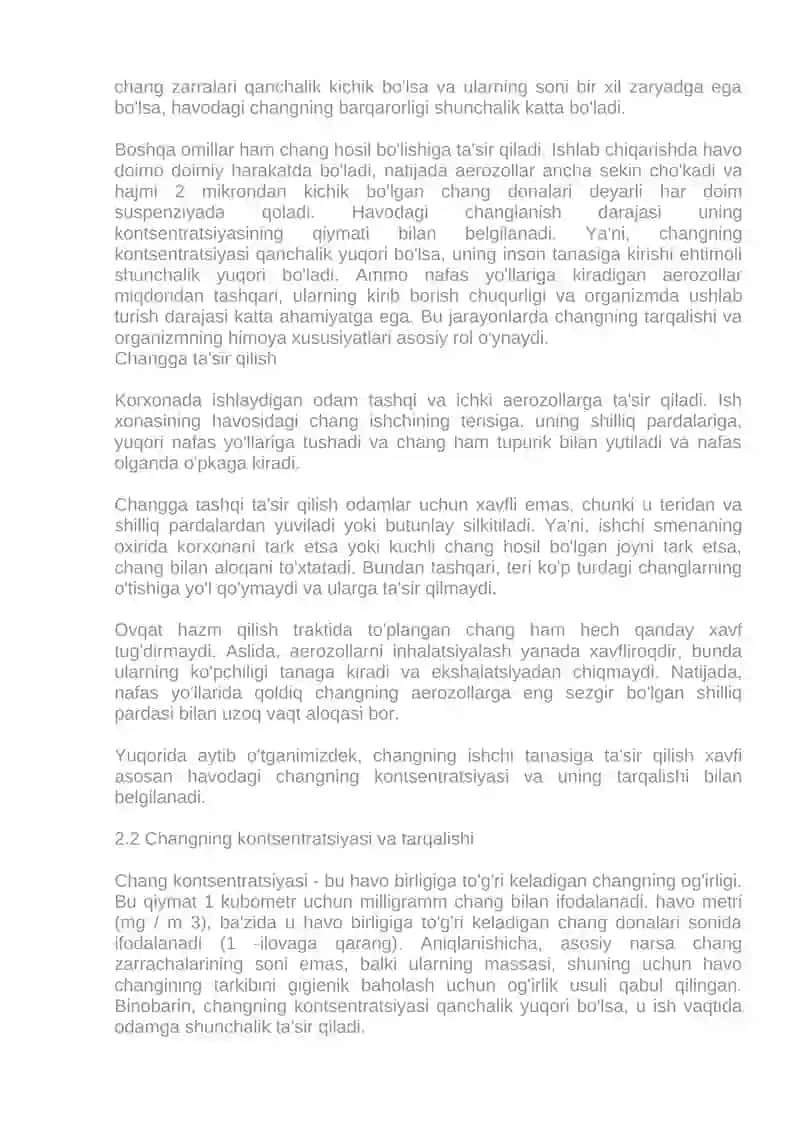 Sanoat changlari va ularning ta'lim bo'yicha tasnifi 3