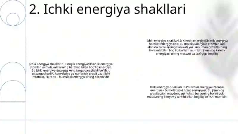 Ichki Energiya 3
