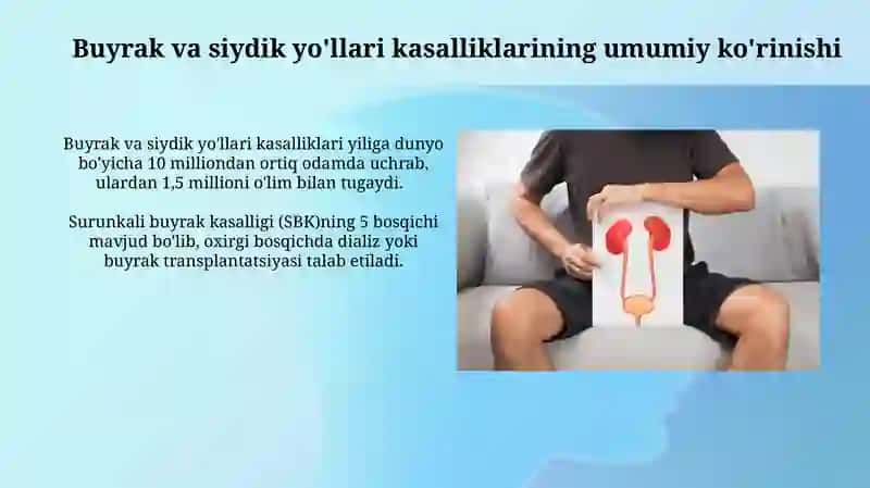 Buyrak va siyfik yōllari kasalliklari 3