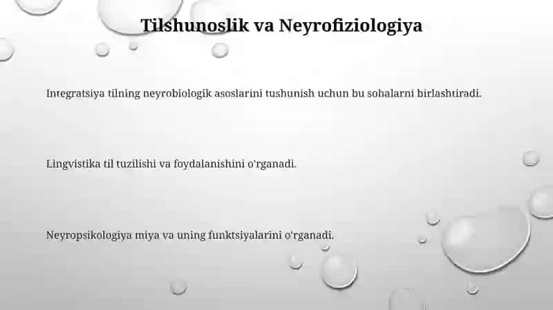 Tilshunoslik va boshqa fanlar integratsiyasi 3