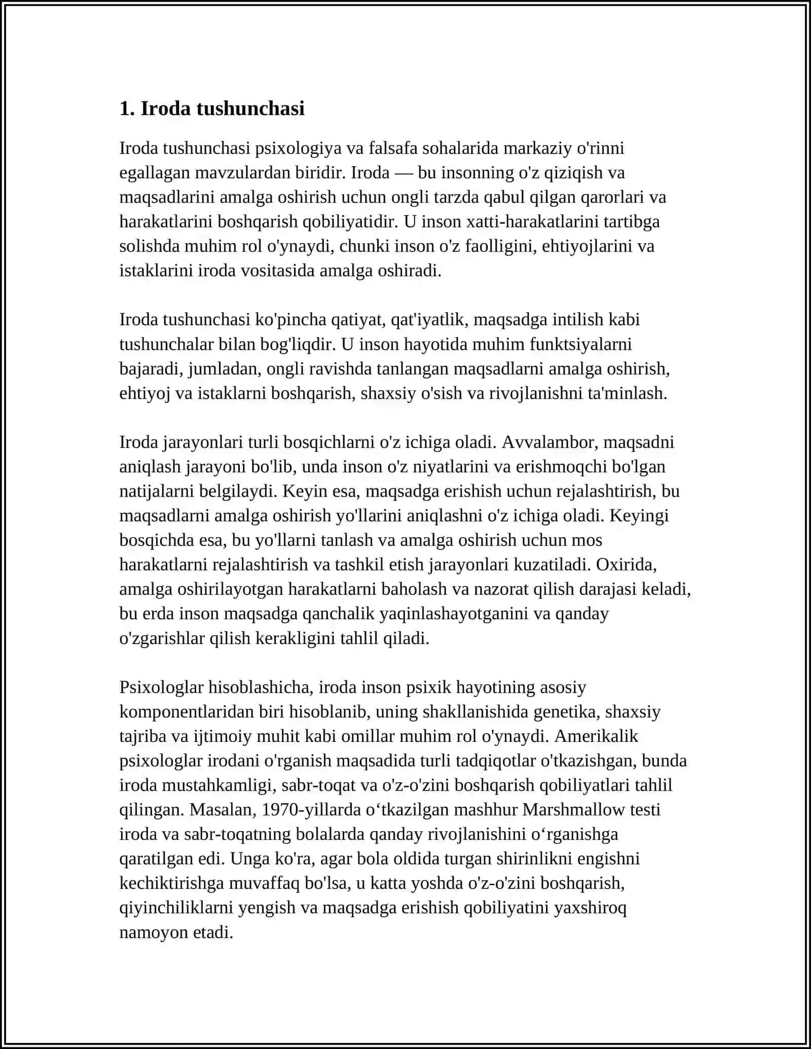 Iroda haqida umumiy tushincha 3