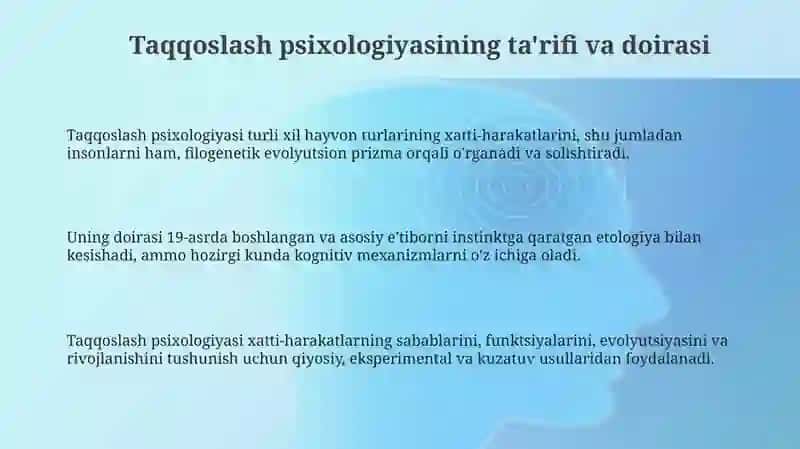 Qiyosiy psixologiya 3