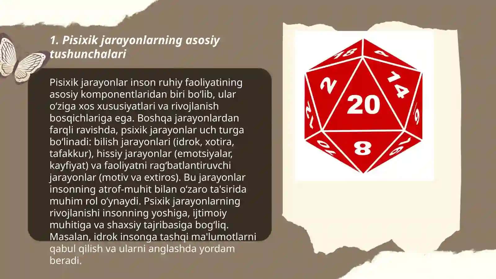 Pisixik jarayonlarning vujidga kelishi 3