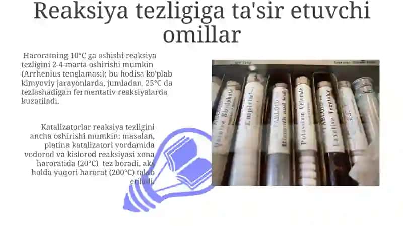 Reaksiya tezligi 3