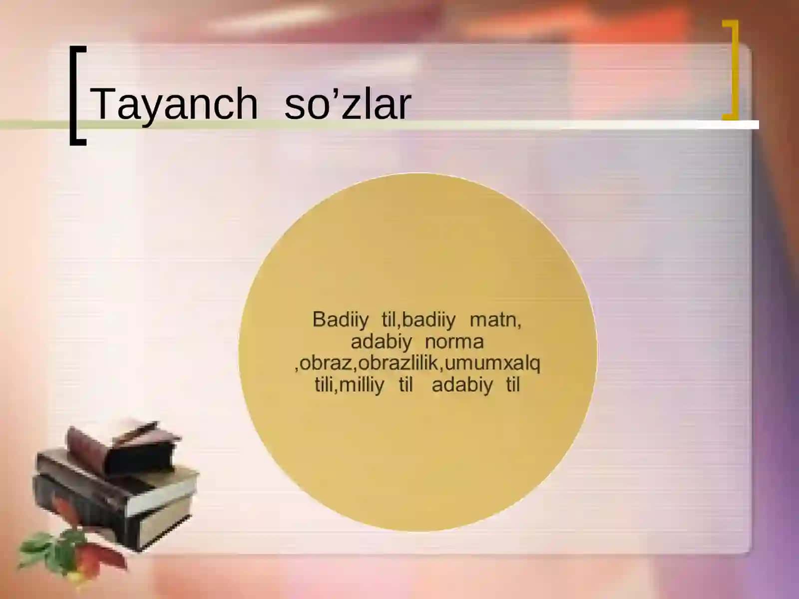 Badiiy til va adabiy norma. Obraz va obrazlilik 3