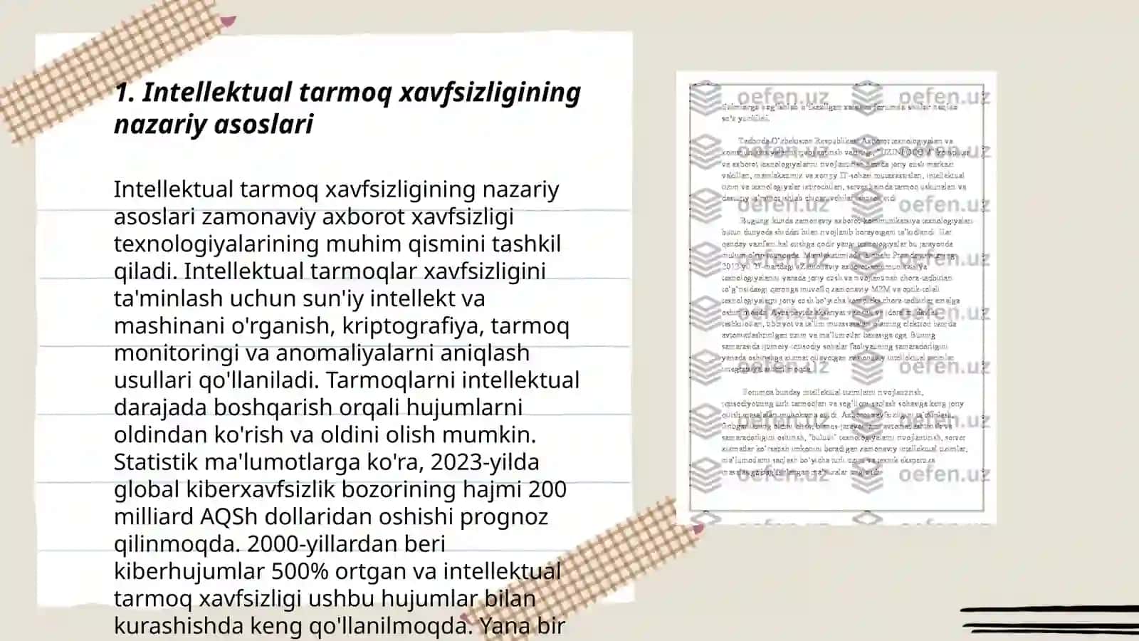 Intellektual tarmoq axborot xavfsizligi 3