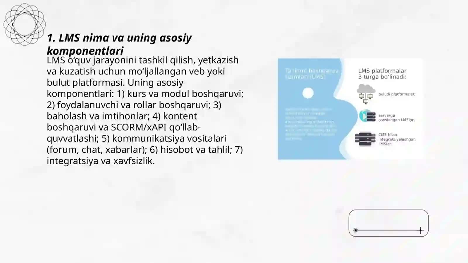 LMS (learning management system) - taʼlimni boshqaruv tizimlari 3