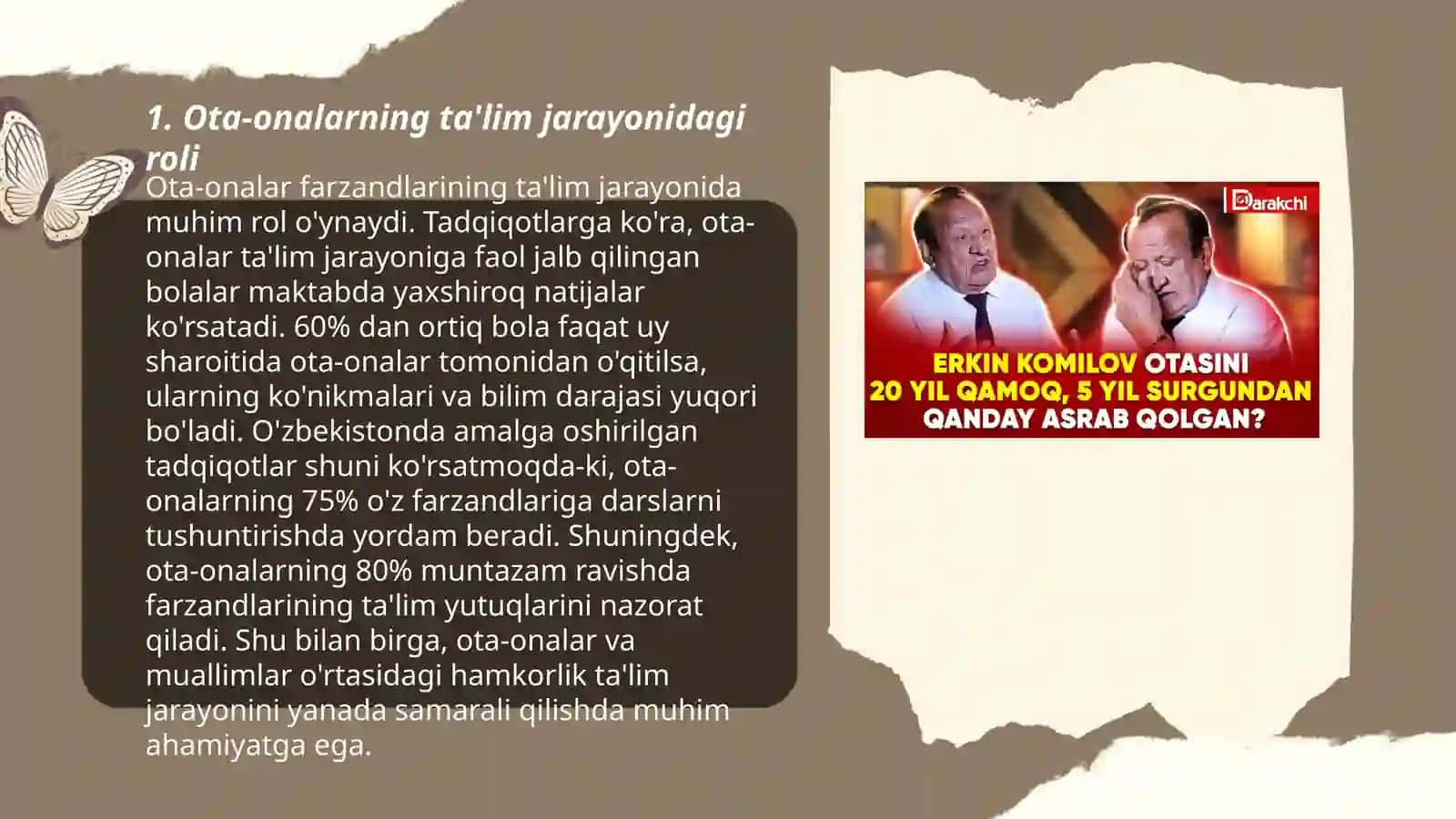 Ilk Qadam dasturida ota onalar bilan hamkorlik ishlari 3