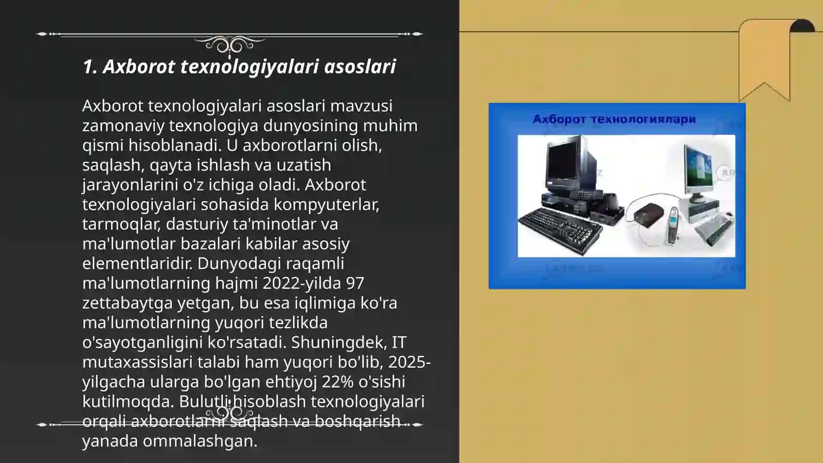 Axborot texnologiyalari asoslari 3