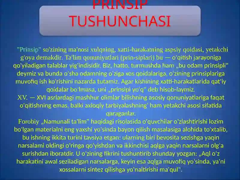 Ta’limning umumiy va xususiy qonuniyatlari 3