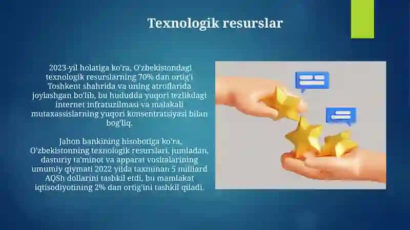 Texnologik resurslar 3