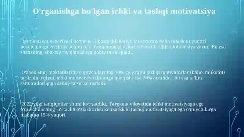 Oʻquv motivatsiyasi 3