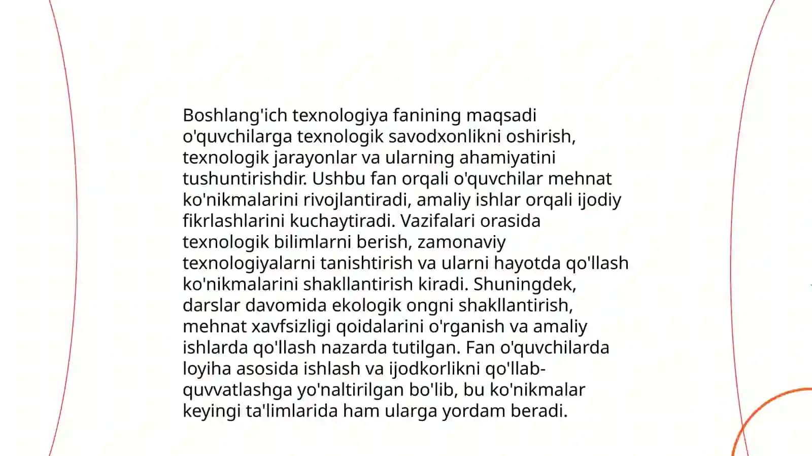 Boshlang'ich texnologiya fani 3