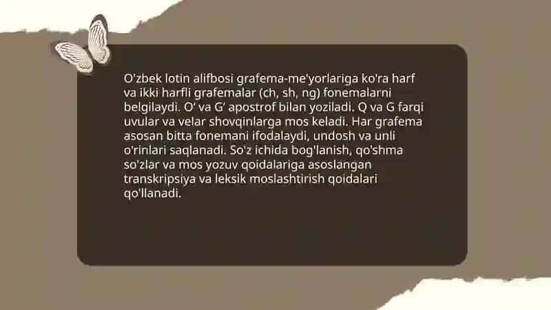 O'zbek tilining arfagrafik me'yorlari 3