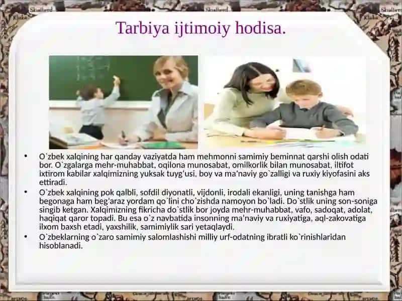 Ta’lim-tarbiya haqida 3