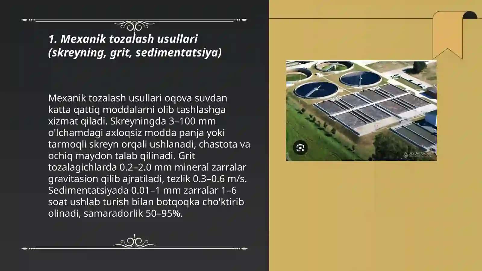 Oqova suvlarini tozalash usullari 3