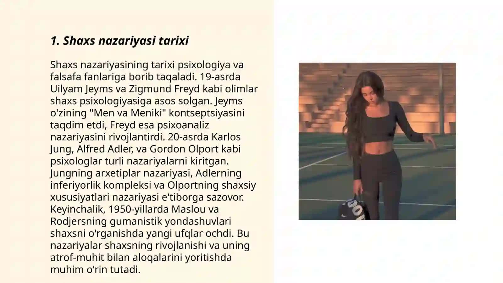 Shaxs nazariyasi tarixi 3