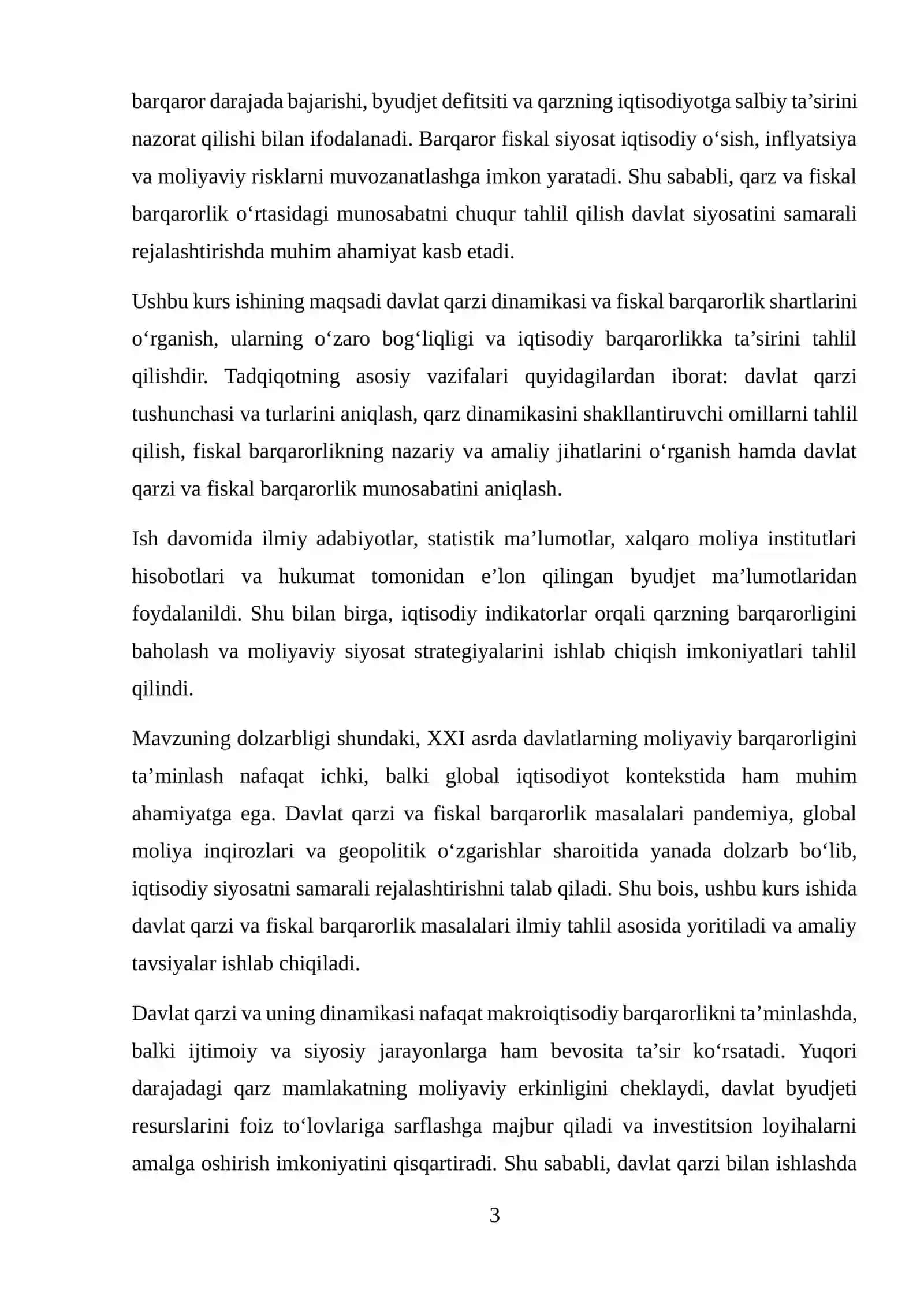 Davlat Qarzi Dinamikasi va Fiskal Barqarorlik Sharti 3