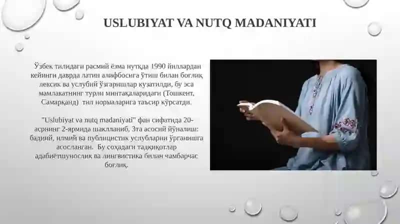 Uslubiyat va nutq madaniyati 3