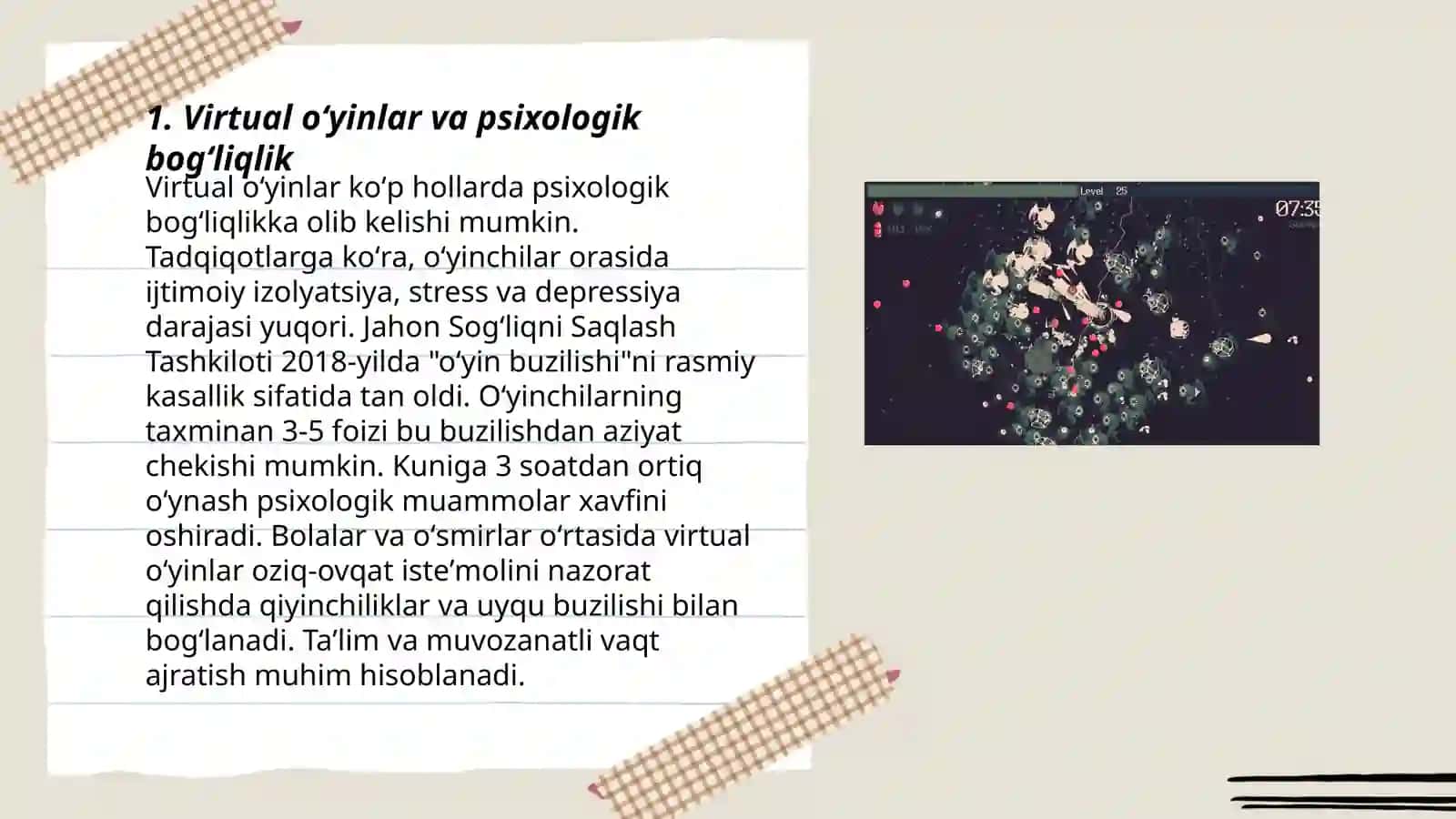 Virtual oʻyinlarning asoratlari 3