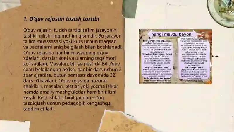 O‘quv rejasini tuzish tartibi 3
