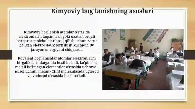 Kimyo fakulteti 4-kurs 322-guruh 3