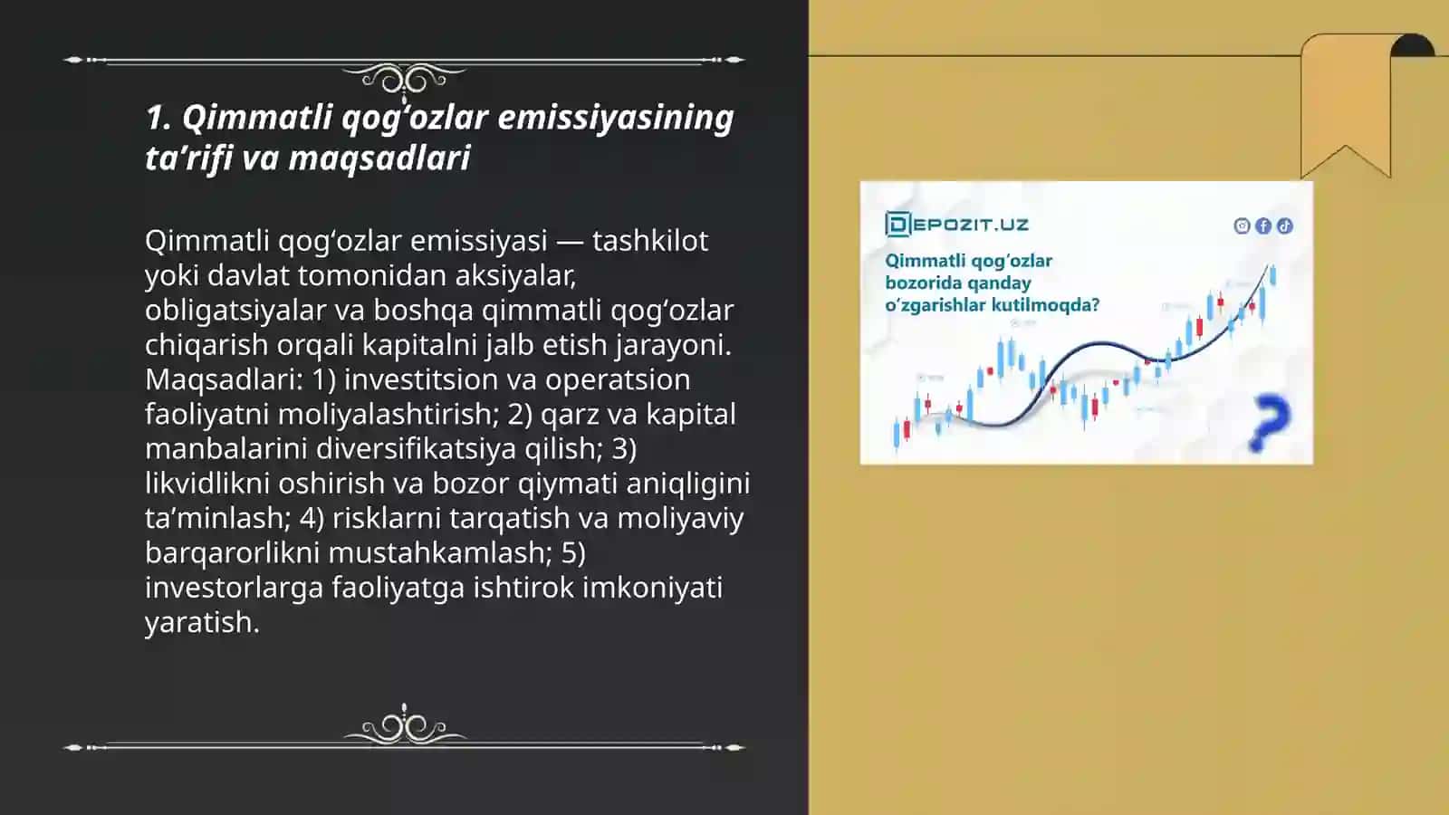 Qimmatli qogʻozlar emissiyasi 3
