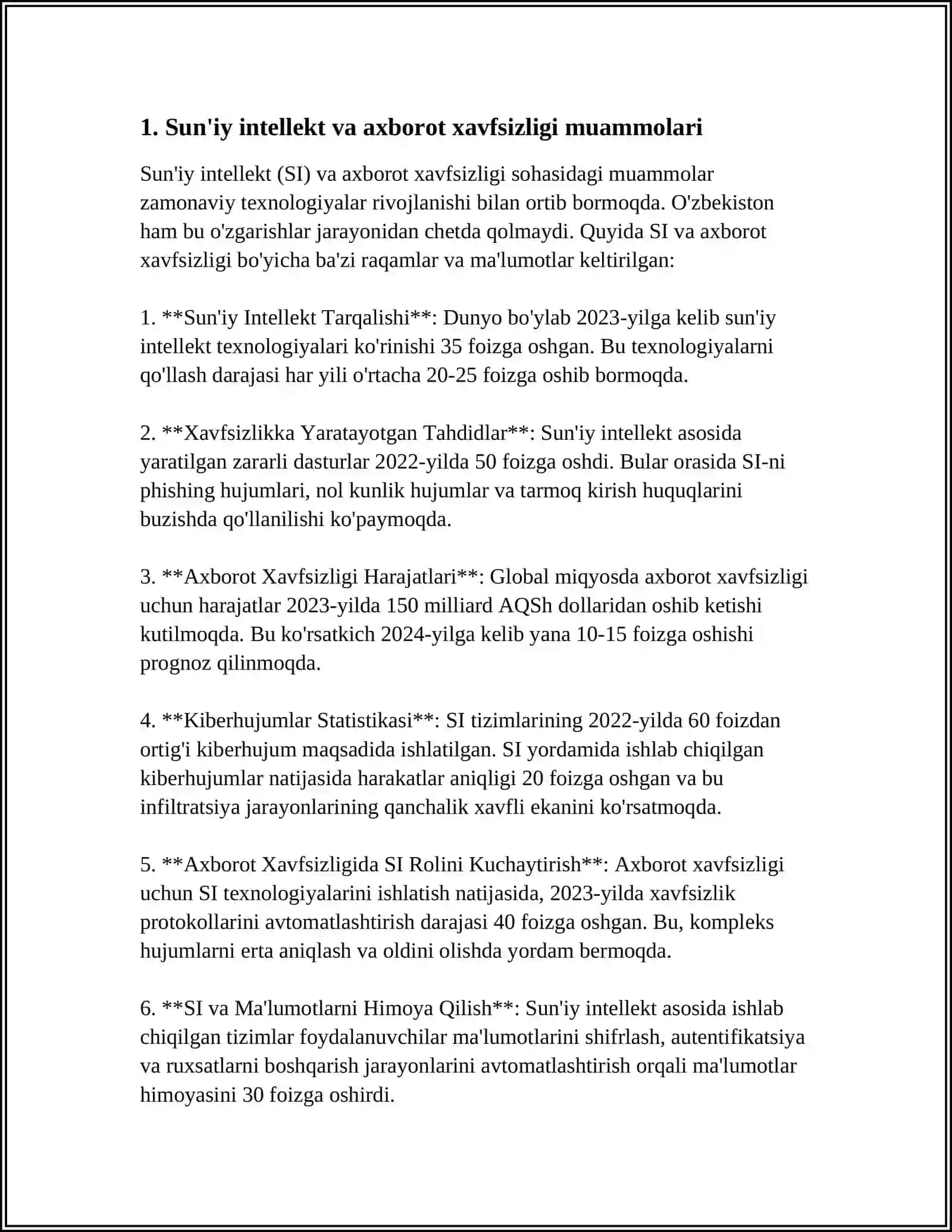 SUNIY INTELLECT MUAMMOLARI VA KELAJAGI 3