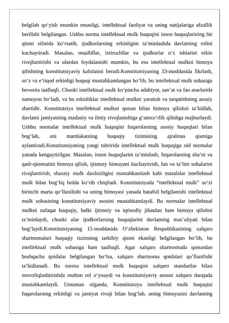 Intellektual mulk sohasida vakolatli tashkilotlar faoliyati 3