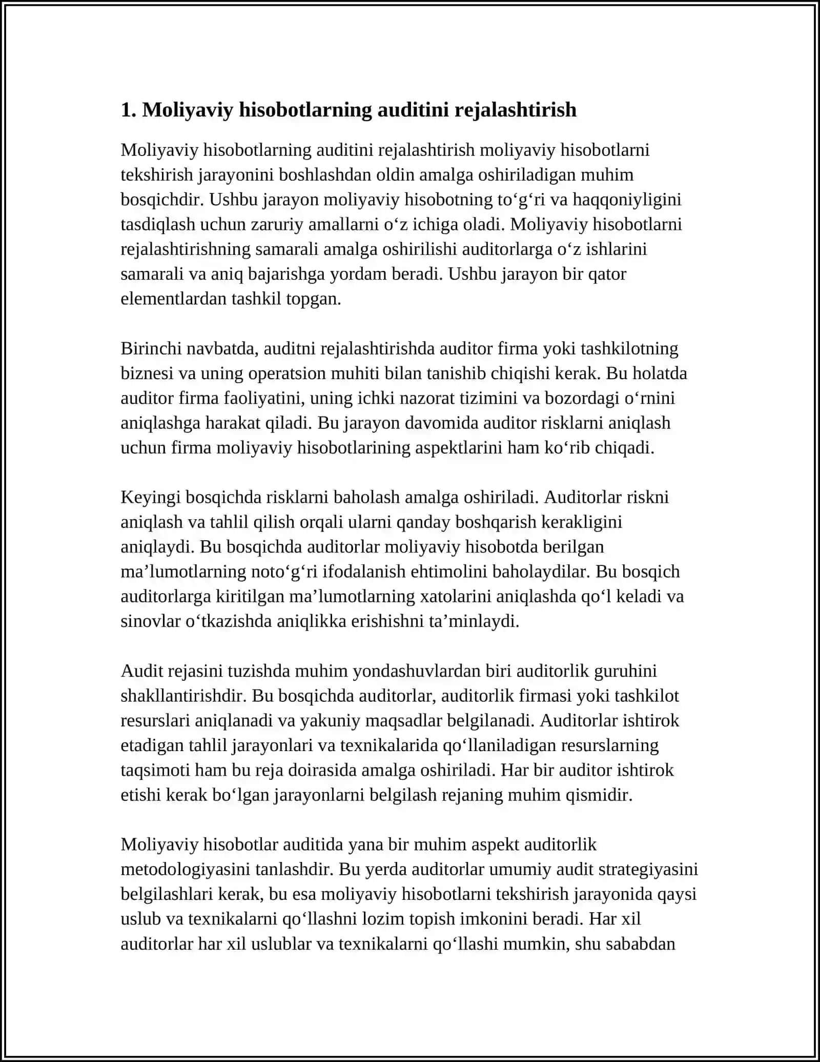 AUDIT STANDARTLARI 3