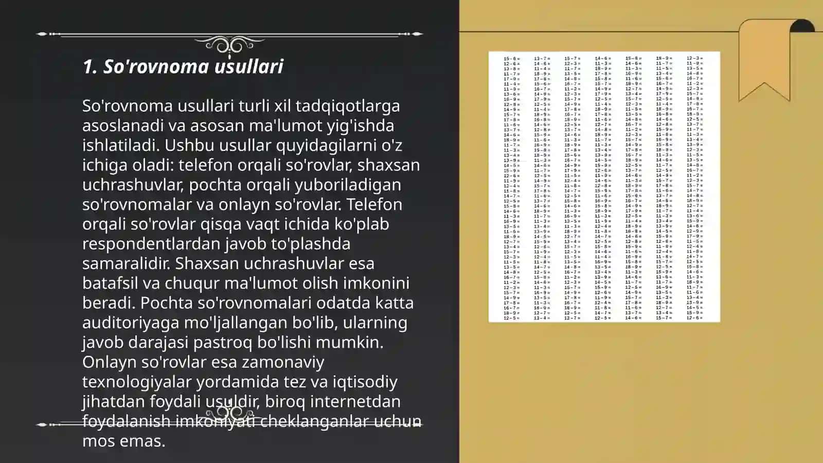 So'rov, anketa va testlar usullari 3