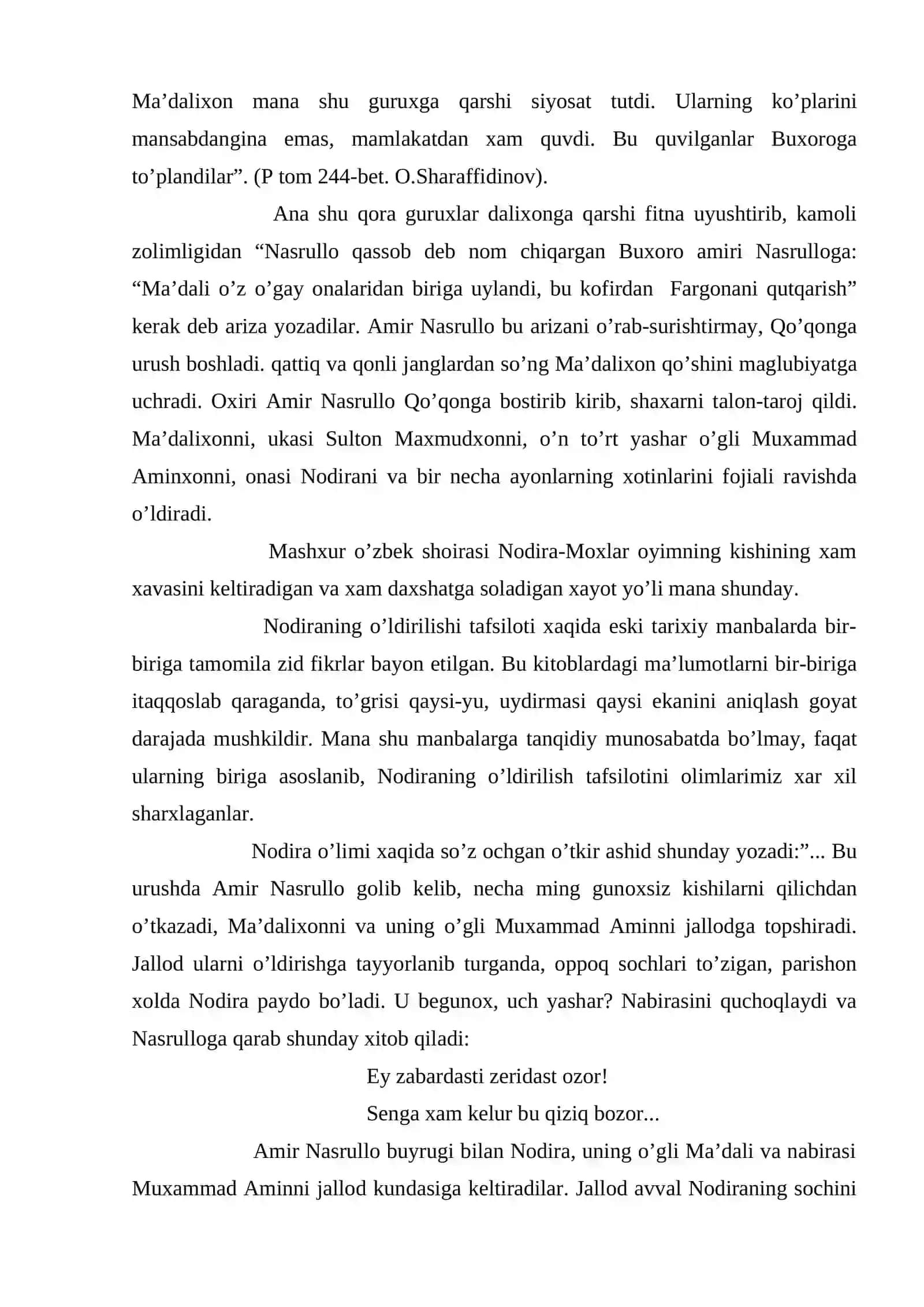 Nodirabegim hayoti va ijodi 3