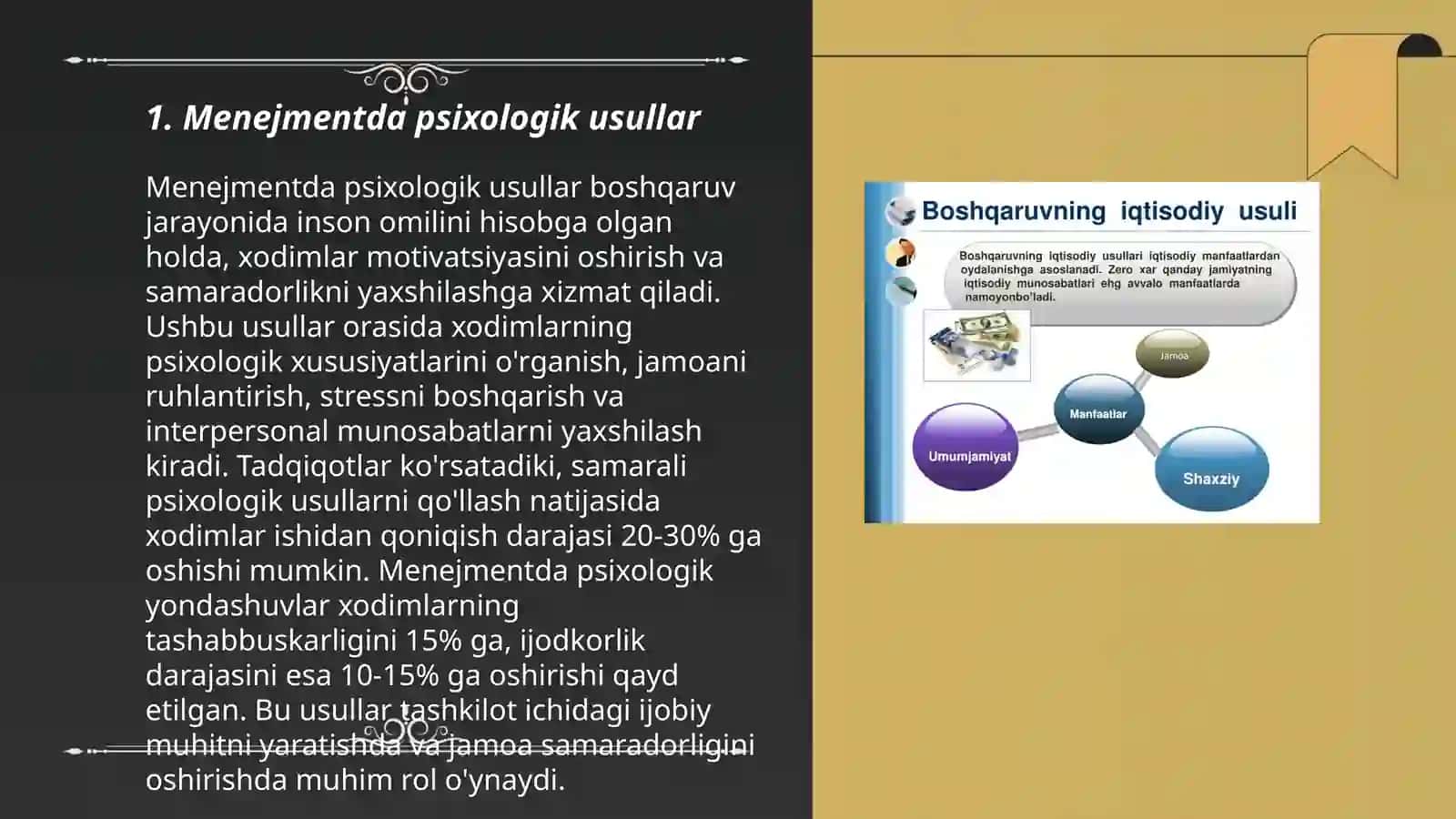 Menejmentda psixologik usullar 3