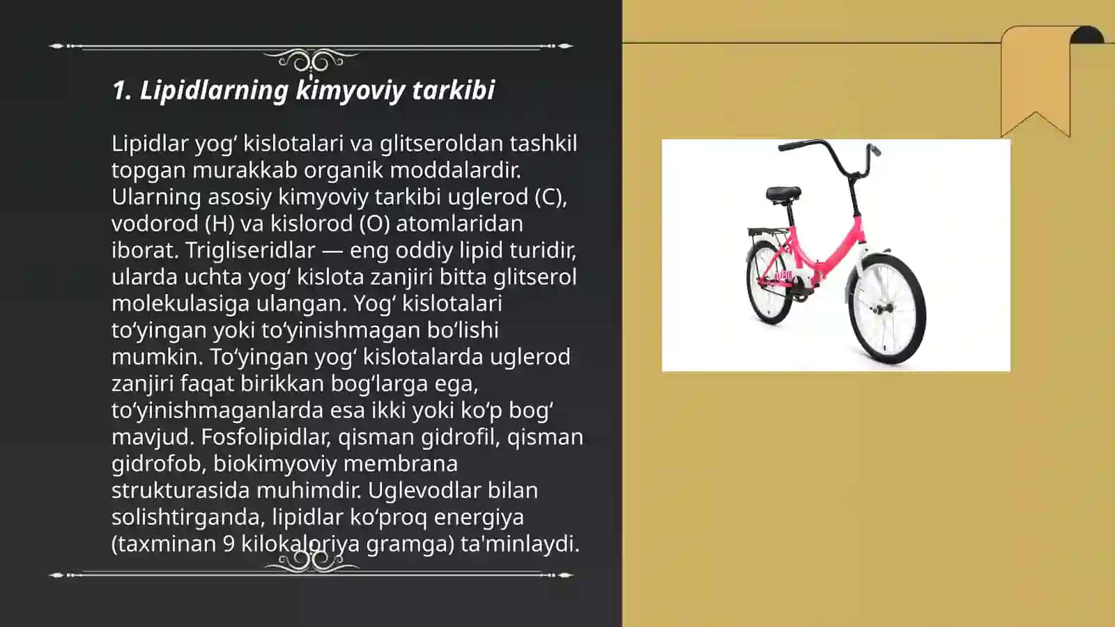 LIPIDLAR ASOSIDA SIRT FAOL MODDALARNI OLISH 3