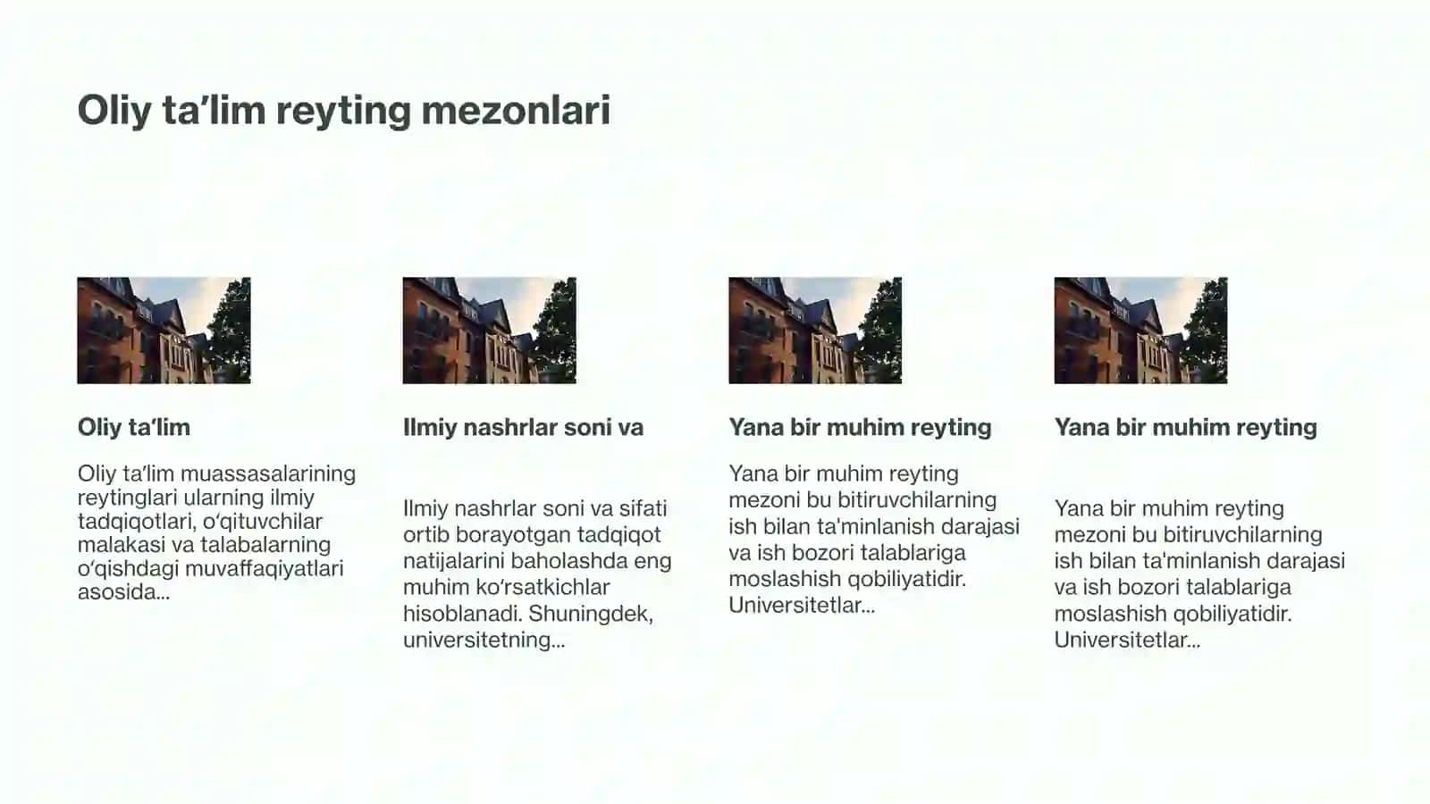 Dunyodagi top 10 ta Oliy ta'lim muassasalari va ular joylashgan davlatlar 3