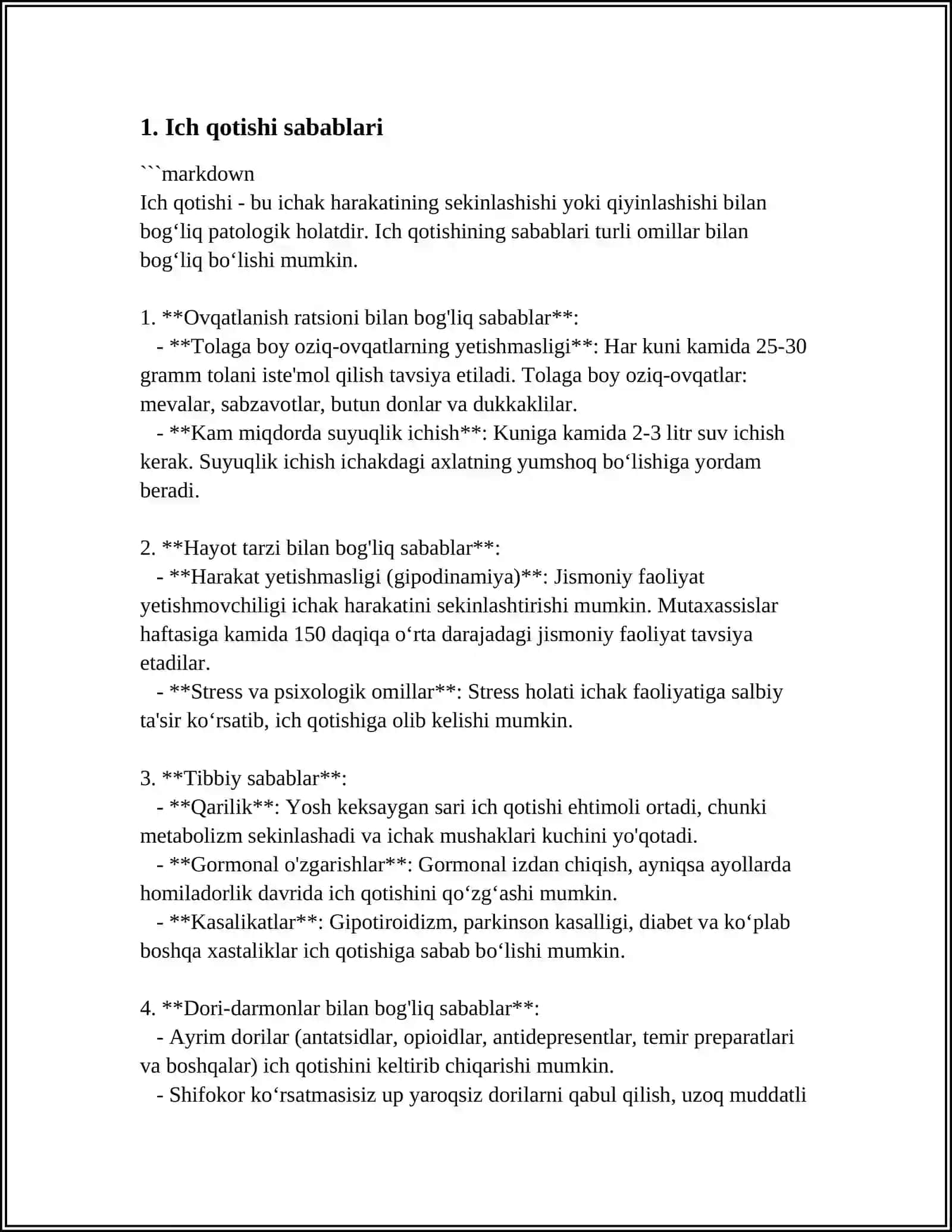 BOLALARDA ICH QOTISHI 3