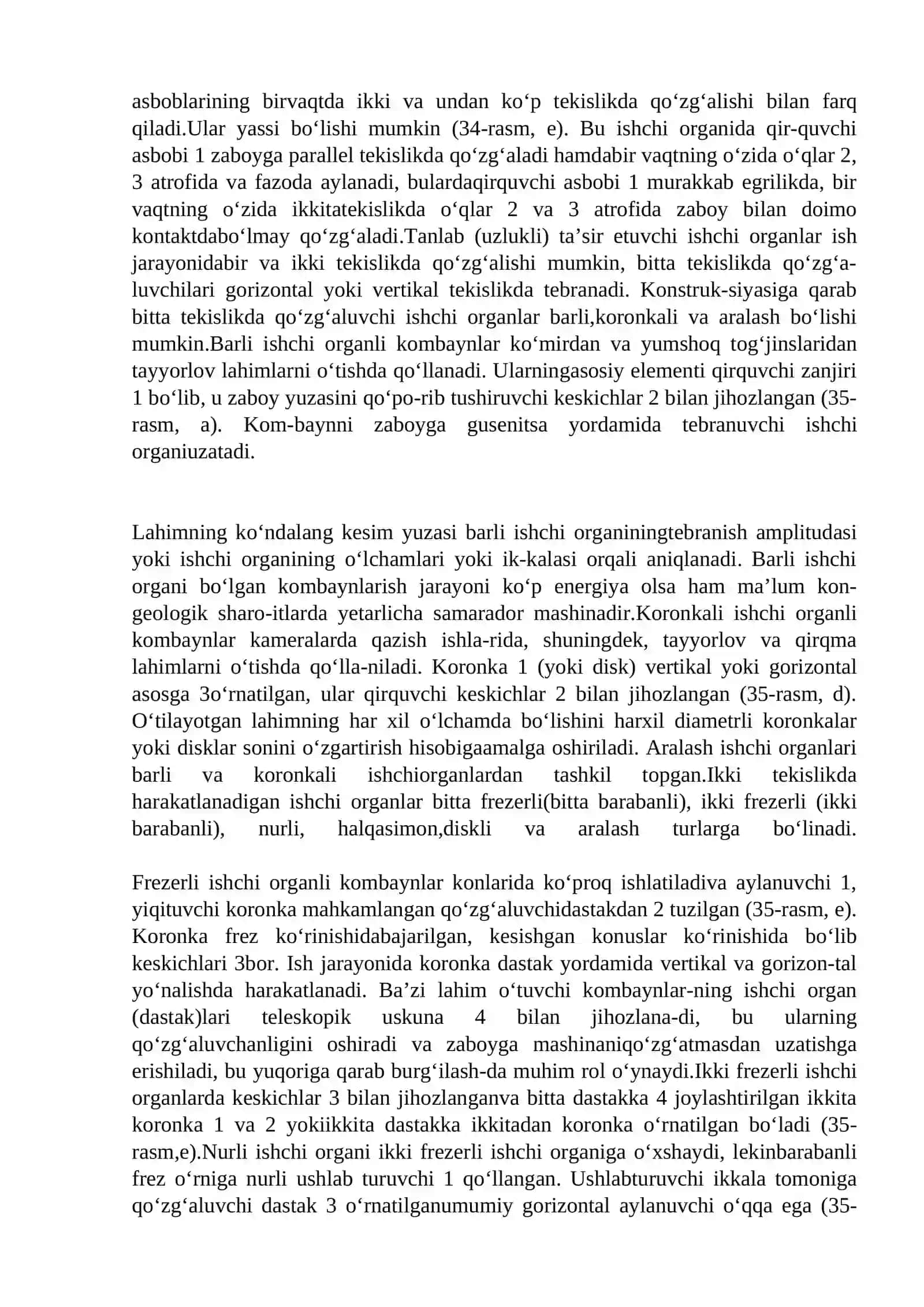 Lahim o’tish va qazib olish kombaynlari 3