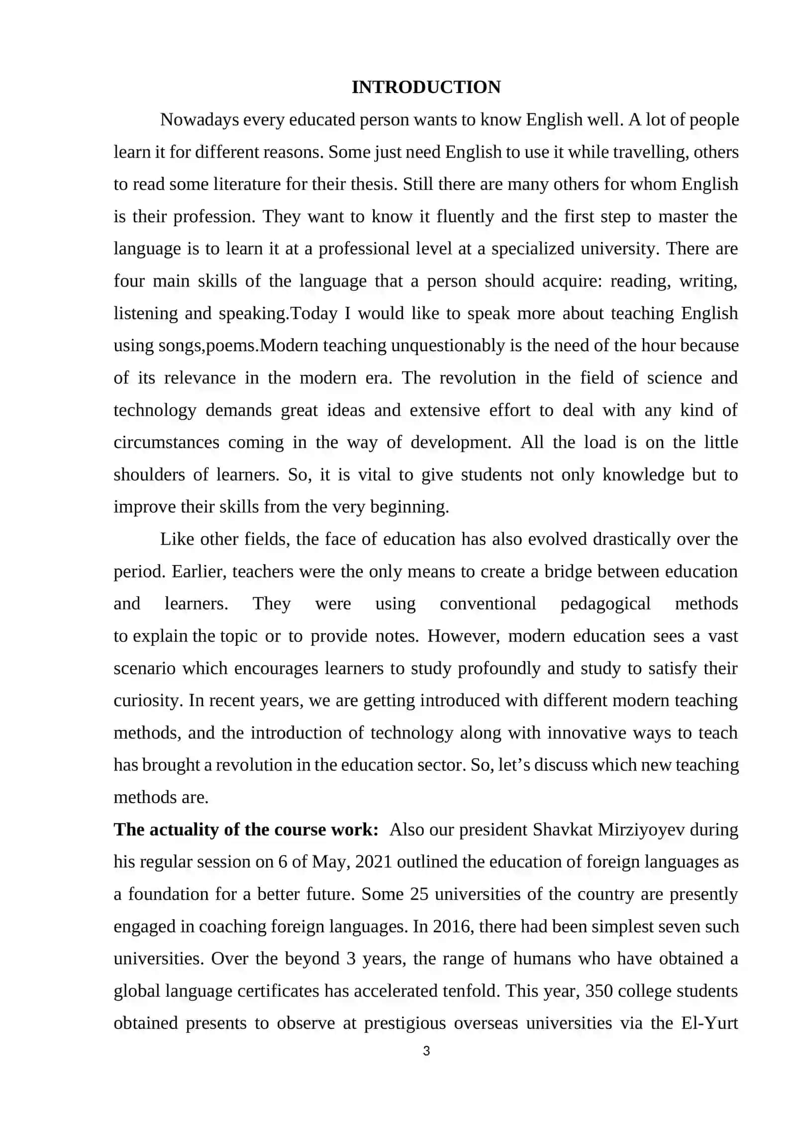 TEACHING ENGLISH USING SONGS, POEMS 3