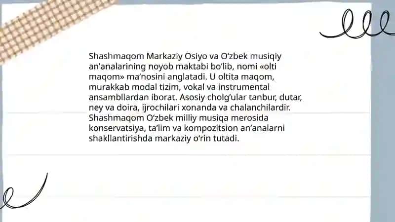Milliy musiqa meʼrosimiz 3