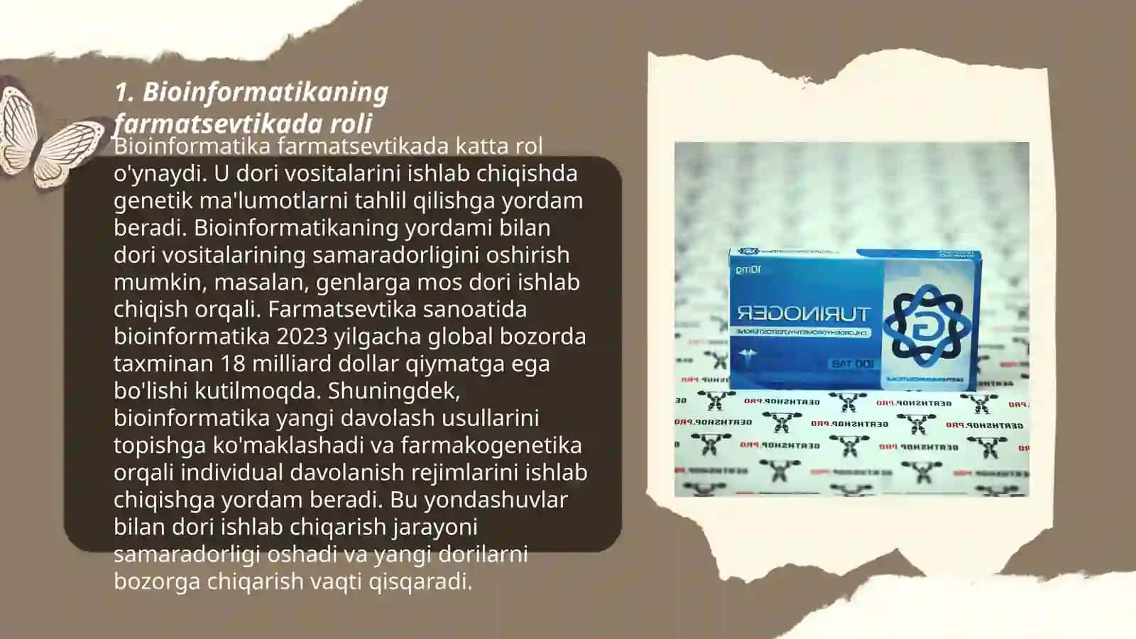 Farmatsevtikada bioinformatika 3