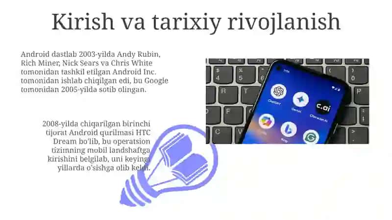 Android operatsion tizimi 3