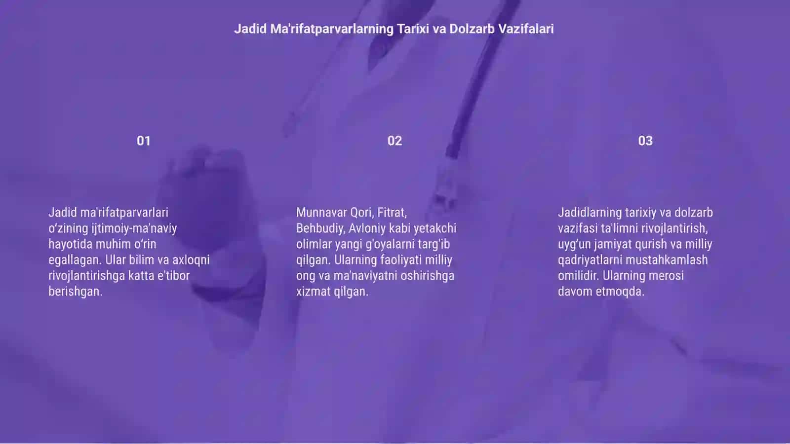 Jadid Ma'rifatparvarlarning Tarixi va Dolzarb Vazifalari 3